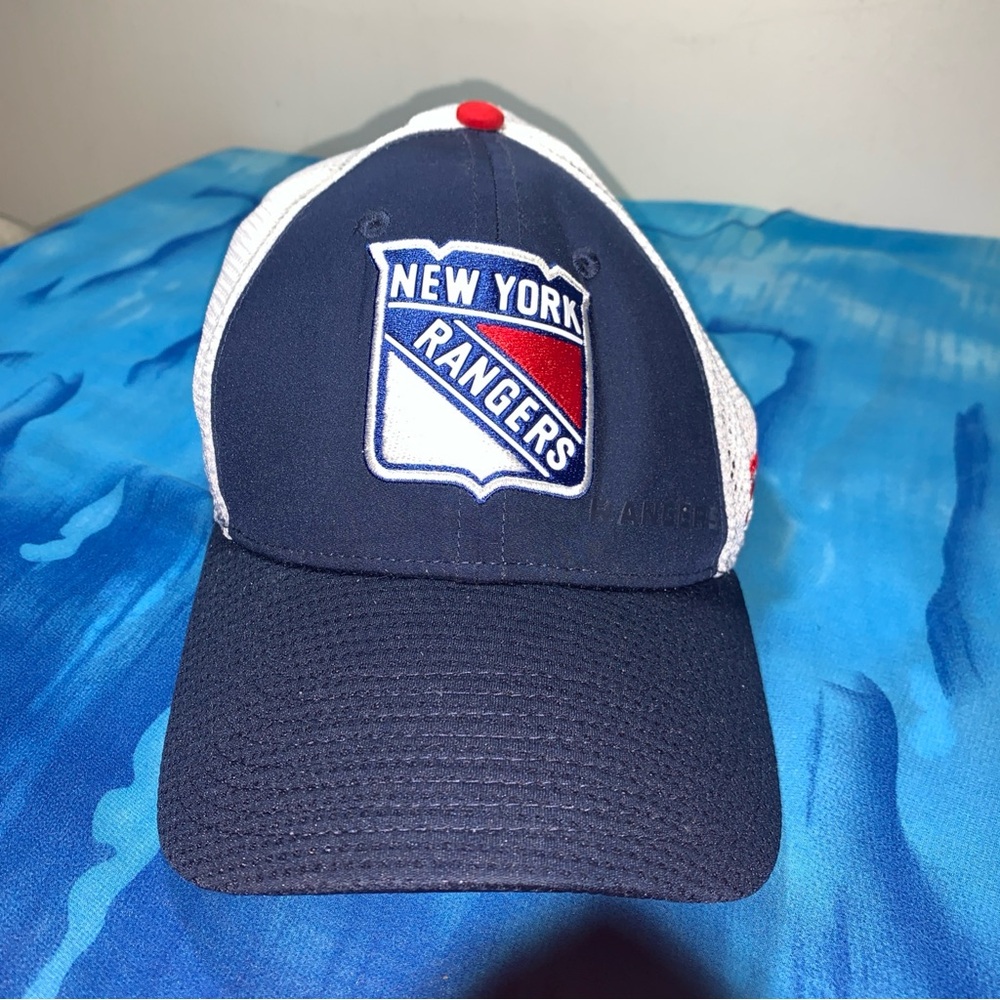 New York Rangers Navy and White Cap
